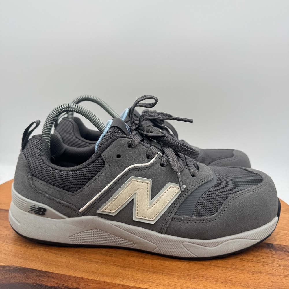 New Balance Elite Lite Womens Size 10.5 Gray Blue Composite Toe Work Shoes
